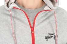 Fox Rage Mikina Voyager Hoody Light Grey (8)