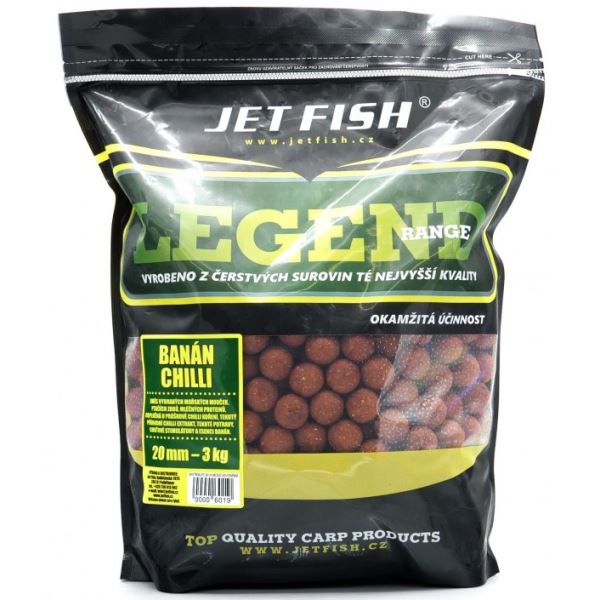 Jet Fish Boilie Legend Range Banán Chilli