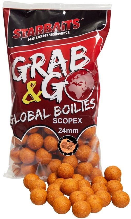 Levně Starbaits boilies g&g global scopex - 800 g 24 mm