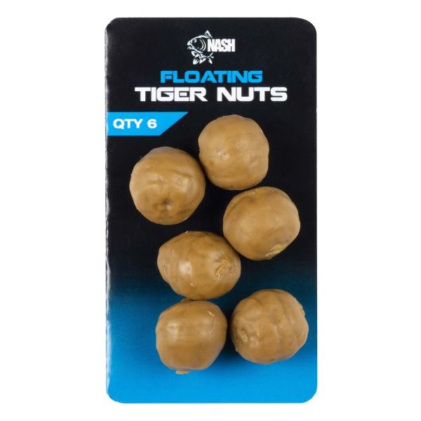 Nash Umělá Nástraha Tygří Ořech Floating Tiger Nut 6 ks