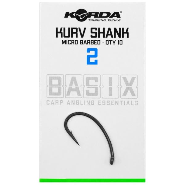 Korda Háčky Basix Kurv Shank Micro Barbed