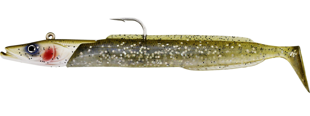 Westin gumová nástraha sandy andy jig pearl sand - 22 cm 122 g
