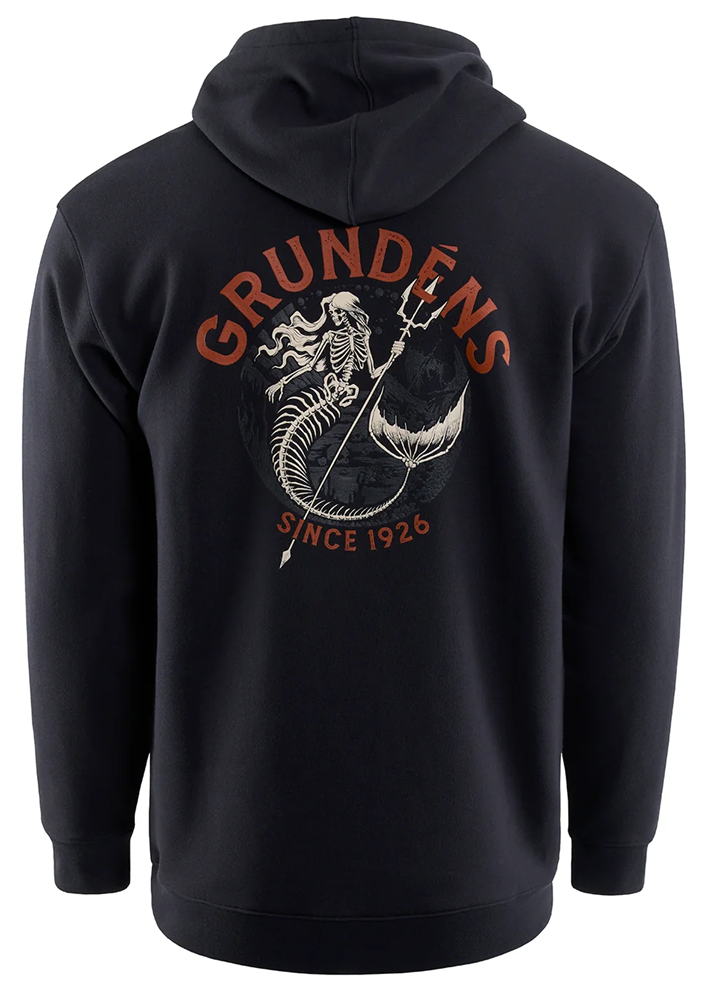 Grundéns mikina displacement dwr hoodie dead reckoning black - xl