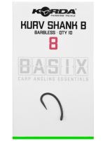 Korda Háčky Basix Kurv Shank Barbless (6)