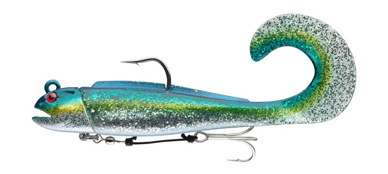 Daiwa gumová nástraha grandwave d-wolf curly herring 21 cm 65 g