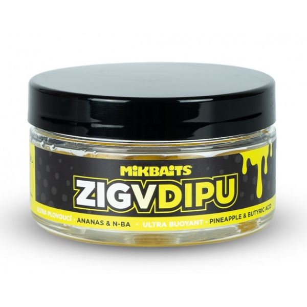 Mikbaits Plovoucí Boilie V Dipu Zig Ultra Anana NBA 100 ml 15 mm