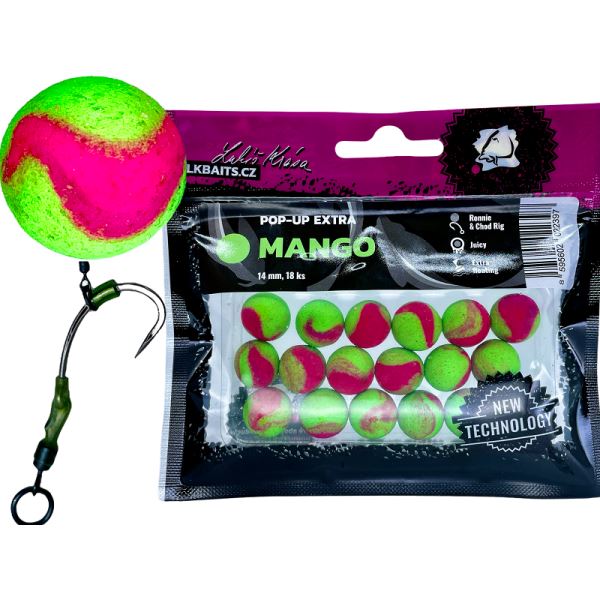 LK Baits Plovoucí Boilie Pop-Up Extra Mango