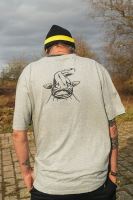 Black Cat Tričko Grey Marl T-Shirt (3)