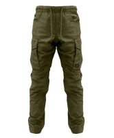Kumu Lehké Kalhoty Utility Cargos Khaki - S