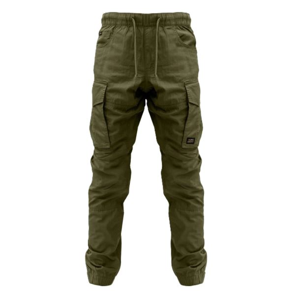 Kumu Lehké Kalhoty Utility Cargos Khaki