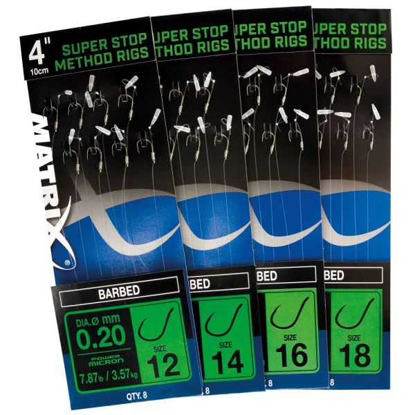 Matrix Návazec 4” Super Stop Method Rigs Barbed
