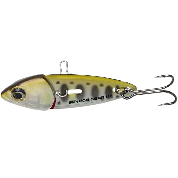 Savage Gear Třpytka Switch Blade Minnow Green Silver Ayu