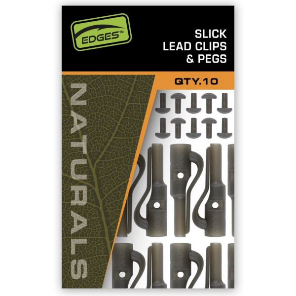 Fox Závěsky Edges Naturals Slik Lead Clip + Pegs 10 ks