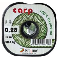Broline Návazcová Šňůra 100% Carp Dyneema Green - 0,16 mm 10 m