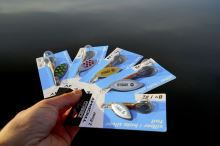 Zebco Třpytka Trophy Z-River Stříbrno Červené Pruhy (3)