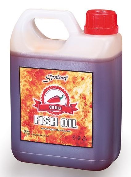 Levně Sportcarp chilli fish oil 1 l