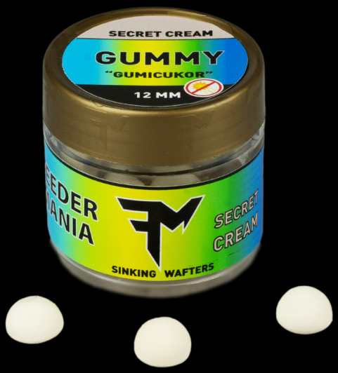 Levně Feedermania gumový bonbón gumicukor 12 mm - secret cream