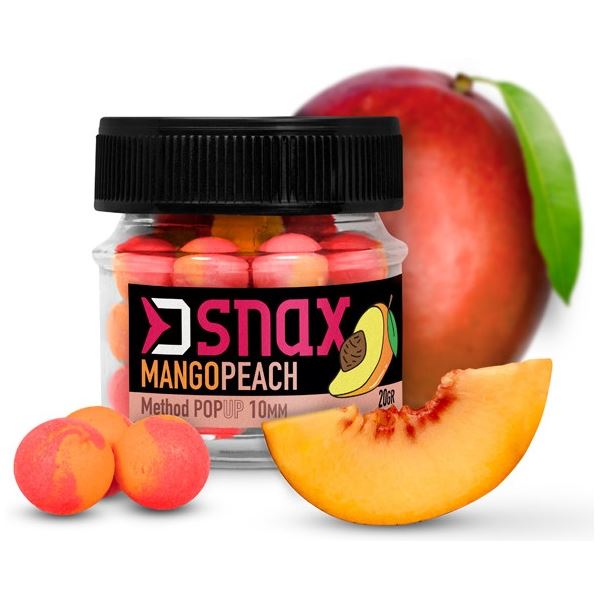 Delphin Pop Up Nástraha D Snax Pop Mango Broskev 20 g