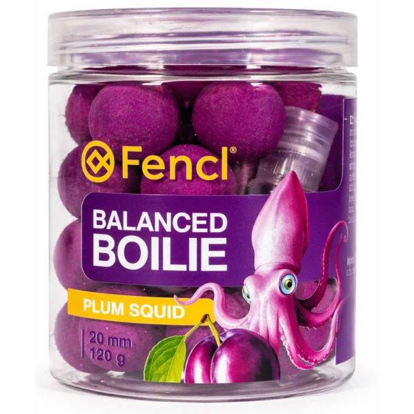 Fencl Vyvážené Boilie Balanced Plum Squid 120 g 20 mm