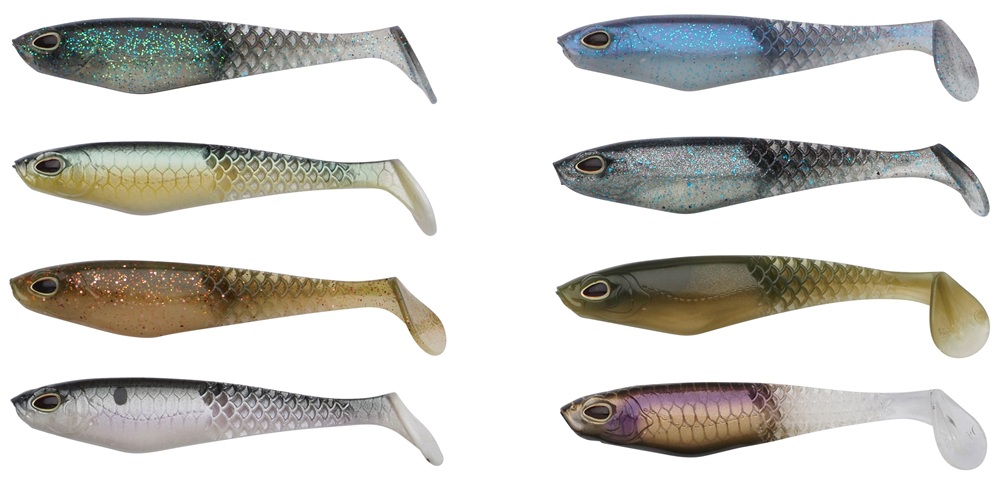 Berkley gumová nástraha powerbait cullshad mixpack clearwater - 7,5 cm 3,7 g 8 ks