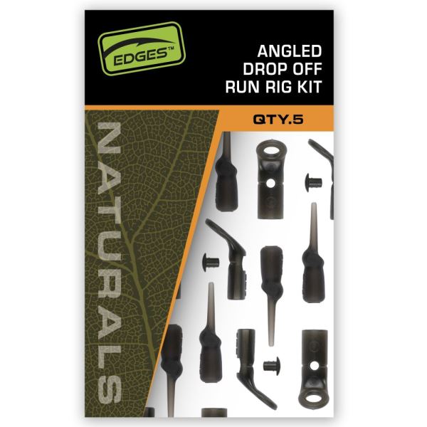 Fox Závěsky Edges Naturals Angled Drop Off Run Rig Kit 5 ks