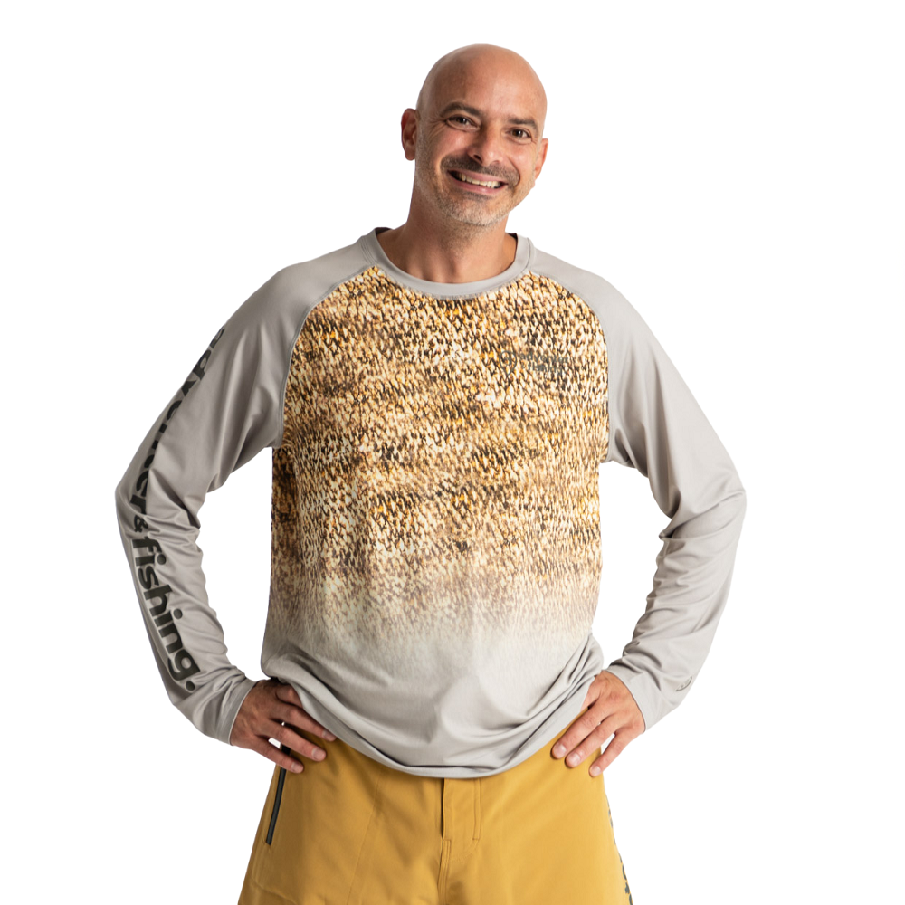 Adventer & fishing funkční  uv tričko zander - velikost m