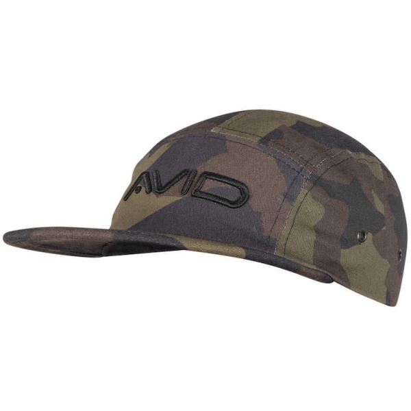 Avid Carp Kšiltovka Camo 5 Panel Cap