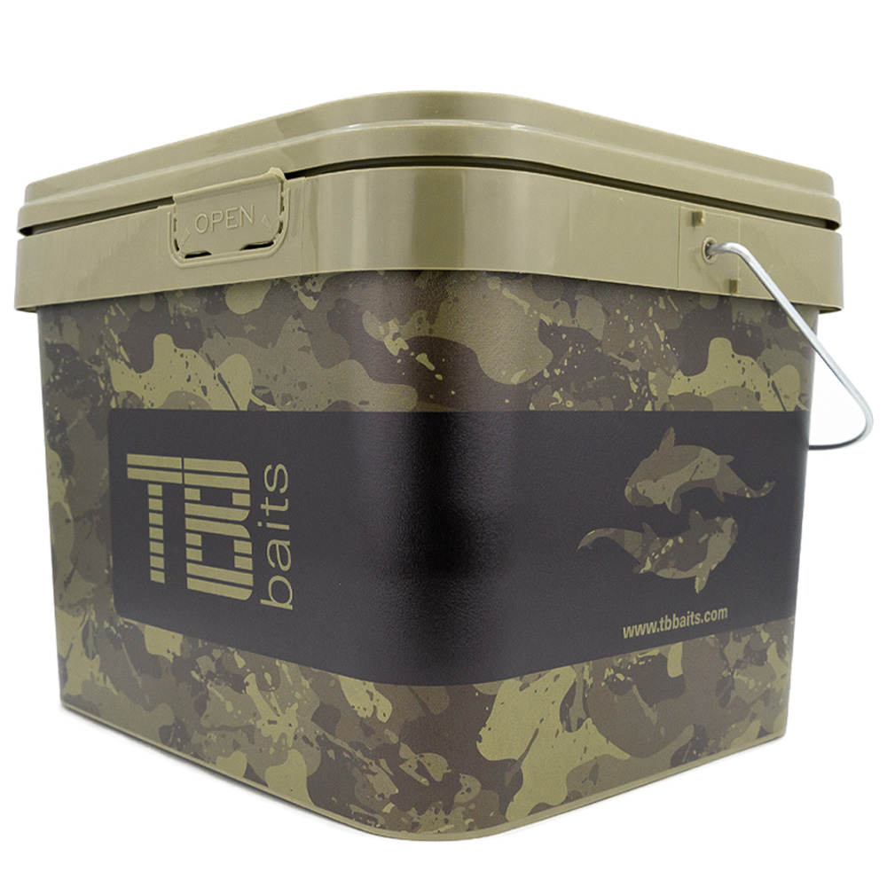 Tb baits kbelík carp camo premium 10 l
