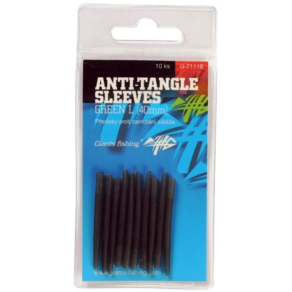 Giants Fishing Převleky Proti Zamotání Anti Tangle Sleeves Green 10 ks