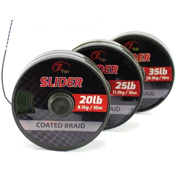 Zfish Šňůrka Slider Coated Braid Camou 10 m