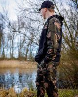 Fox Mikina LW Black Camo Split Zip Hoody (4)