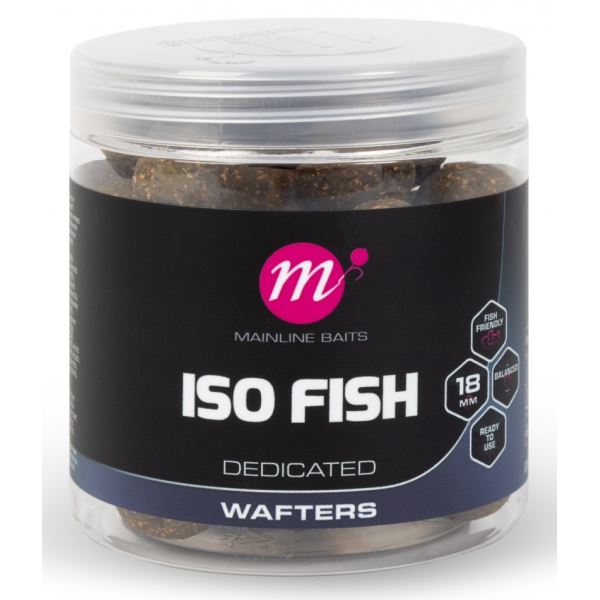 Mainline Vyvážené Boilie Wafters ISO Fish