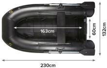 Carp Spirit Black Boat ONE 230 Carp Spirit Black Boat ONE 230