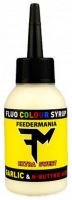 Feedermania Fluo Colour Syrup 75 ml - Garlic and N-Butyric Acid