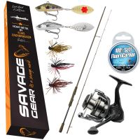 Savage Gear Set Prutu The Night Prowler Kit Heavy Metal By Elias Zachariasen 2,13 m 3-15 g