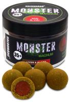 Haldorádó Plovoucí Boilie Pop-Up Boilies Monster Magnum 180 g 35 mm - Krvavá Játra