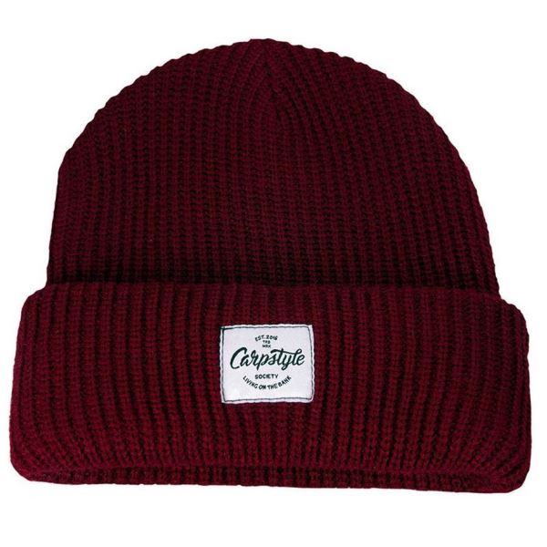 Carpstyle Čepice Burgundy Beanie