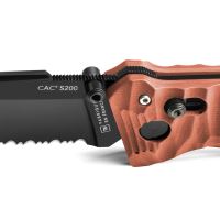 TB Outdoor Zavírací Nůž CAC S200 French Army G10 Kombinované Ostří Coral (1)