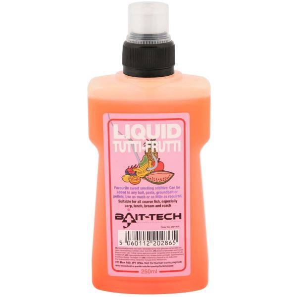 Bait-Tech Tekutý Posilovač Liquid Tutti-Frutti 250 ml