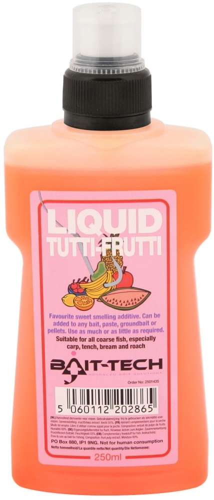 Levně Bait-tech tekutý posilovač liquid tutti-frutti 250 ml