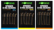 Korda Rovnátka Spinner D-Rig Kickers Green/Brown 10 ks (1)