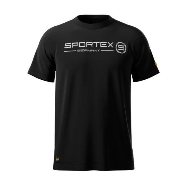 Sportex Rybářské Tričko T-Shirt Černé s Logem