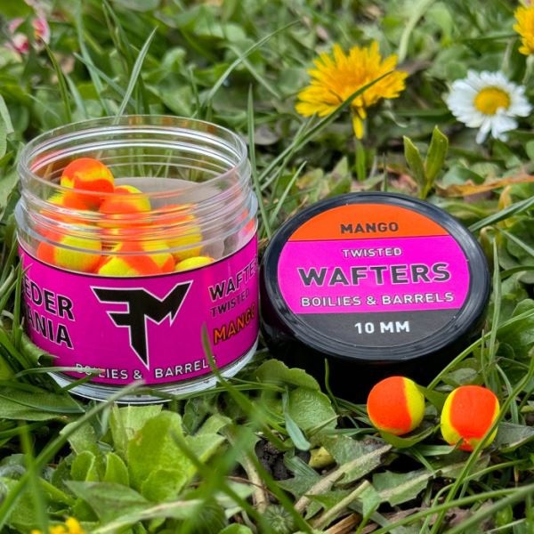 Feedermania Vyvážené Boile Wafters Twisted Boiles And Barrels Mango