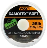 Fox Návazcová Šňůrka Edges Camotex Soft 20 m-Průměr 25 lb / Nosnost 11,3 kg
