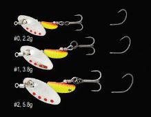 Savage Gear Třpytka Grub Spinners Silver Yellow (2)
