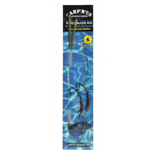 Levně Carp´r´us ready combi rig stiff link 25 lb-lsn 6, 2ks