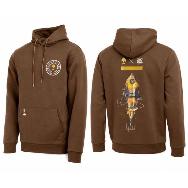 Westin Mikina Swimlure Hoodie Dark Brown