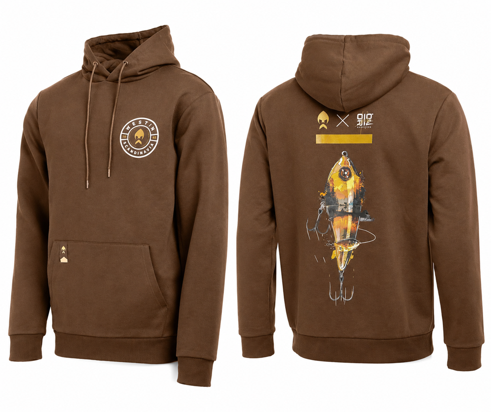 Westin mikina swimlure hoodie dark brown - xl