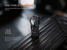 Fenix Nabíjecí Čelovka HM53R Garnet Černá (14)