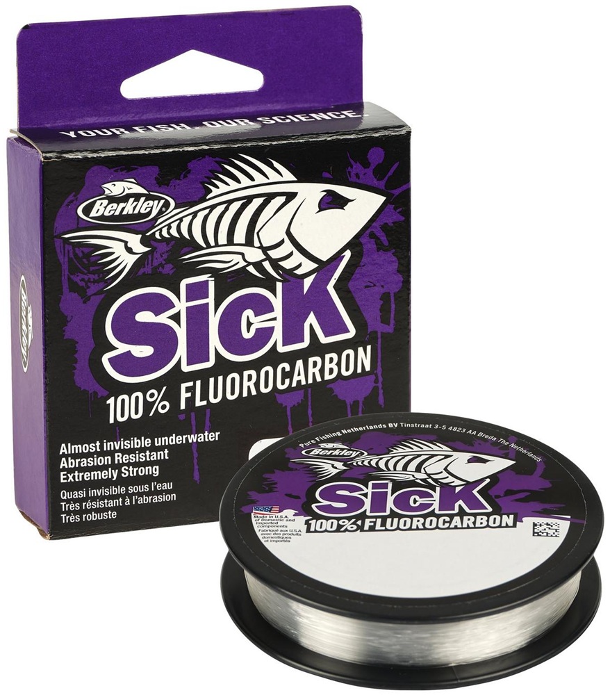 Berkley fluorocarbon sick fluorocarbon leader clear 50 m - 0,30 mm 7 kg